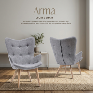 Silla de Comedor Moderna Tapizada con Respaldo Acolchado, Asiento de Microfibra, Patas de Madera, Material de Tela - Muebles para el Hogar, Sala de Estar y Cocina - Product Image 3