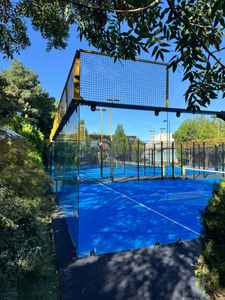 Terrain de <span class=keywords><strong>padel</strong></span> en acier carbone et verre panoramique de qualité supérieure, pour l'intérieur et l'extérieur, <span class=keywords><strong>prix</strong></span> d'usine, <span class=keywords><strong>construction</strong></span> facile - Product Image 6