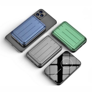 T109 15W portatile 5000mah batteria caricatore magnetico Power Bank Ultra-sottile ricarica Wireless per iphone 12 12pro <span class=keywords><strong>Max</strong></span> 13 14 15 Plus - Product Image 1