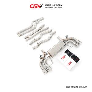 Hırıltı ses paslanmaz çelik 304 veya titanyum performanslı egzoz susturucu BMW F91 F92 F93 M8 4.4T Catback vanalar ile - Product Image 3