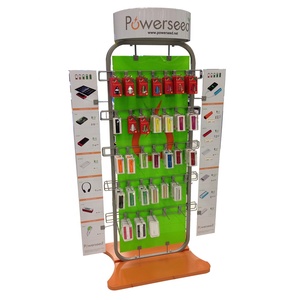 Quảng Cáo Kiosk Điện Thoại Sạc Cáp USB Hiển Thị Rack Với <span class=keywords><strong>Hooks</strong></span> - Product Image 2
