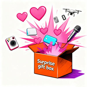 Caja de productos inteligentes de lujo para niños, tableta de aprendizaje de clase S, reloj para niños, altavoz Bluetooth, probabilidad de premio de escuela secundaria - Product Image 1