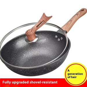 Maifanite-Poêle Wok antiadhésive de conception classique sans fumée et universelle pour cuisinière à induction, poêles à frire ménagères et poêles de gros - Product Image 6