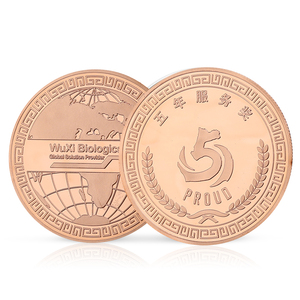 بيع بالجملة مجموعة من العملات المعدنية النحاسية الحمراء الأمريكية العتيقة شعار مطبوع مخصص صليب للحرف اليدوية المعدنية الهدايا التذكارية - Product Image 1