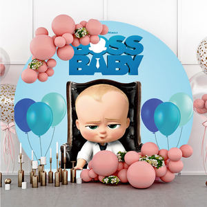 Décoration d'Anniversaire Thème Baby Boss Housse de Fond d'Arche de Mariage - Product Image 4