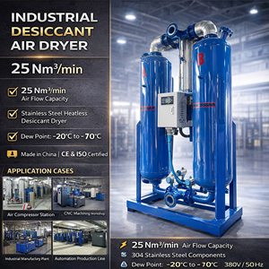 Secador de Aire Desecante Regenerativo Micro-Calentado Inteligente, Secador de Aire de Bajo Punto de Rocío, Desecante, Secante de Aire Comprimido - Product Image 1