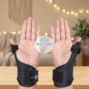 Attelle de poignet réglable HKJD pour le soulagement de la douleur liée aux lésions des ténons et des ligaments, avec supports amovibles, gauche et droite - Product Image 2