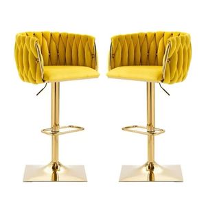 Luxury Design Swivel Kitchen Nordic Modern <b>Bar</b> High <b>Stool</b> Chairs - Product Image 5