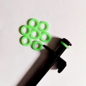 Anneaux fluorescents pour piquets de sol extérieurs, équipement de pêche, anneaux en silicone qui brillent dans le noir, accessoires pour tentes de camping et bâches, 3 mm - Product Image 3