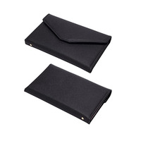 Couverture de passeport personnalisée en cuir, en noir, pour femme, passeport, personnalisé, à la mode, vente en gros, 1 pièce