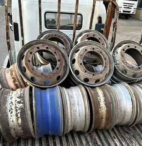 Pièces de rechange <span class=keywords><strong>pour</strong></span> roues en acier de camion, d'<span class=keywords><strong>occasion</strong></span>, 22.5x8.25, 10 trous, jante en acier <span class=keywords><strong>pour</strong></span> camion lourd, jante de semi-<span class=keywords><strong>remorque</strong></span> usagée - Product Image 6