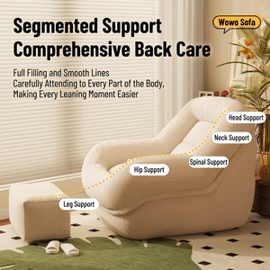 Fauteuil paresseux inclinable en forme de pouf, confortable et idéal pour la <span class=keywords><strong>lecture</strong></span> et la détente dans la chambre, le balcon ou le salon - Product Image 2