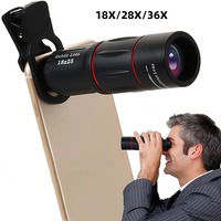 Téléobjectif universel 18x pour smartphones, idéal pour les concerts, le streaming en direct et la photographie