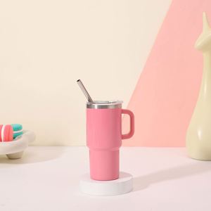 3oz 5oz Mini Stainless Steel Tumbler with Metal Handle <b>Double</b> <b>Wall</b> Shot Glass <b>Mug</b> Coffee <b>Mugs</b> With Metal Straw - Product Image 1