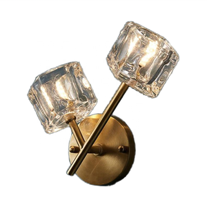 Sunsir Skd lampes murales à led moderne luxe grand métal verre ampoules led éclairage mural applique murale moderne lampes nordiques - Product Image 1