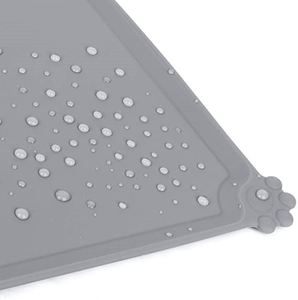 Silicone Pet Dog Cat Mat Waterproof Non Slip Pet Dog Cat Bowl Placemat Mats - Product Image 5
