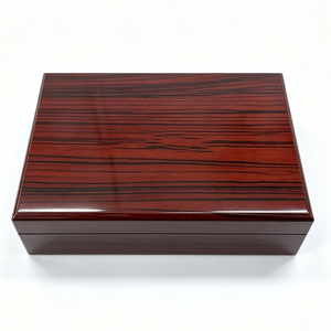 Luxury Glossy Piano Lacquer Wooden <b>Watch</b> Box with Soft Microfiber Lining and Secure Metal Clasp for Single <b>Watch</b> Storage - Product Image 6
