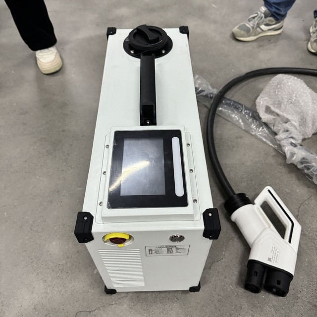 Portable EV Charger New Energy Electric Vehicle 20KW GBT/CCS12/CHADEMO DC Charging Pile for Manufacturing Purpose