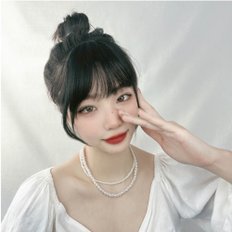 Capelli Remy brasiliano con frangia stile quotidiano trasformazione dei capelli comprare 2 per il miglior valore - Product Image 1