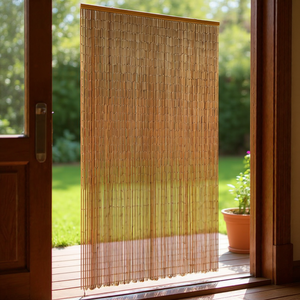 Moustiquaire de porte en bambou 39,4 x 86,6 pouces, style asiatique, installation facile - Product Image 3