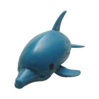 Animaux marins en plastique squishy jouet dauphin réaliste