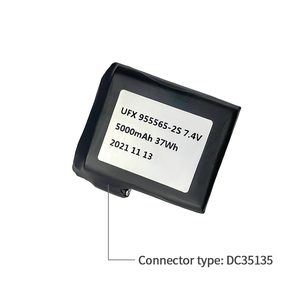 리튬 이온 충전식 셀 공장 도매 휴대용 의료 장비 배터리 UFX 955565-<span class=keywords><strong>2S</strong></span> <span class=keywords><strong>5000mAh</strong></span> <span class=keywords><strong>7.4V</strong></span> <span class=keywords><strong>Lipo</strong></span> 배터리 팩 - Product Image 4