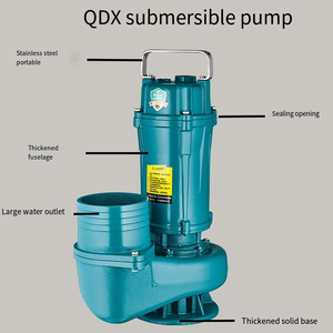 Qdx 3KW 4HP 6-inch bơm chìm cho thủy lợi-8m nâng, 150m ³/h dòng chảy cao Bơm giếng sâu với tất cả các đồng động cơ - Product Image 5