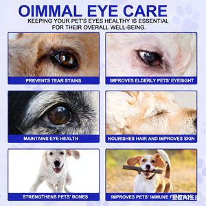 Vitamines Naturelles pour la Santé Oculaire des Chiens - Éliminateur de Taches Lacrymales - Améliore la Vision, le Système Immunitaire et la Santé Osseuse des Chiens Seniors - Friandises à Mâcher - 180 Comprimés - Product Image 4