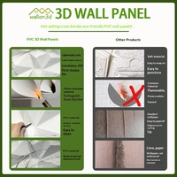 Panel Dinding PVC 3D Modern Tahan Air, Anti Lembab, Tahan Api, dan Anti Nyala untuk Dinding Latar dengan Motif Marmer