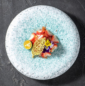 <strong>Creative</strong> Rock Stone Design Artistic <strong>Serving</strong> <strong>Plate</strong> Cold Dish Restaurant Dinnerware Thick Crockery <strong>Plates</strong> - Product Image 4