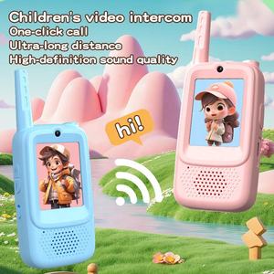 Walkie Talkie de Juguete para Niños, Comunicación de Largo Alcance, Interfono Portátil, Transmisión Inalámbrica Wifi, Cámara HD - Product Image 4