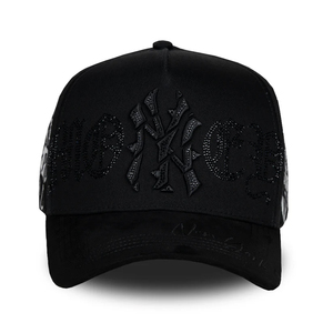 Gorra de Béisbol de Gamuza de Alta Calidad <span class=keywords><strong>Mara</strong></span> Three Rico con Logotipo Bordado en 3D, Visera Curva Desgastada, Gorras de 5 Paneles EL Barbas - Product Image 2