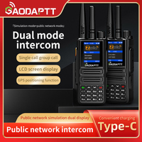 Radio bidirectionnelle GaodaPTT 4G Walkie Talkie R1, double mode, portée illimitée, radio LTE POC, analogique VHF 136-174 MHz, émetteur-récepteur longue portée