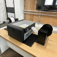 Imprimante Couleurs CMJN pour Étiquettes, Machine d'Impression Numérique Rouleau à Rouleau, Équipement d'Impression Jet d'Encre Rotatif pour Autocollants en Papier Adhésifs