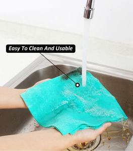 Tissu non tissé à aiguille en Polyester et viscose, perforation pour le nettoyage des textiles de la vaisselle - Product Image 5