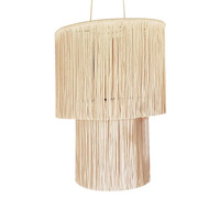 Home Boho Decor Tenture Murale Pendentif Lumière Bohème Fait Main Coton Corde Tissé Macramé Abat-Jour
