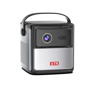 Portátil recargable 1080p Mini teléfono móvil DLP proyector Android venta al por mayor LED <span class=keywords><strong>Bluetooth</strong></span> 5W 2024 hogar exterior bolsillo Beamer - Product Image 2