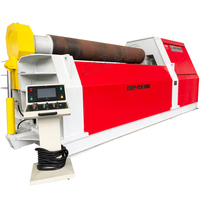 W12CNC-30x3000 Heavy Duty CNC Hydraulique Tôle En Acier 4 Rouleau Plaque Rouleuse Cône Cintreuse