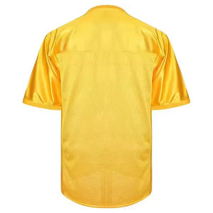 T-shirt à manches courtes à la mode conçu maillot de jeu de football américain personnalisé en maille classique - Product Image 1