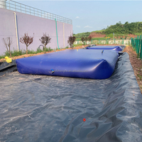 Réservoir d'eau pliable portable en PVC souple pour eau de pluie, capacité 4500 litres
