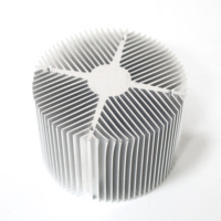 Dissipateur thermique personnalisé pour machine CNC, grand moteur, série 6000, profil en aluminium T5 pour onduleurs solaires