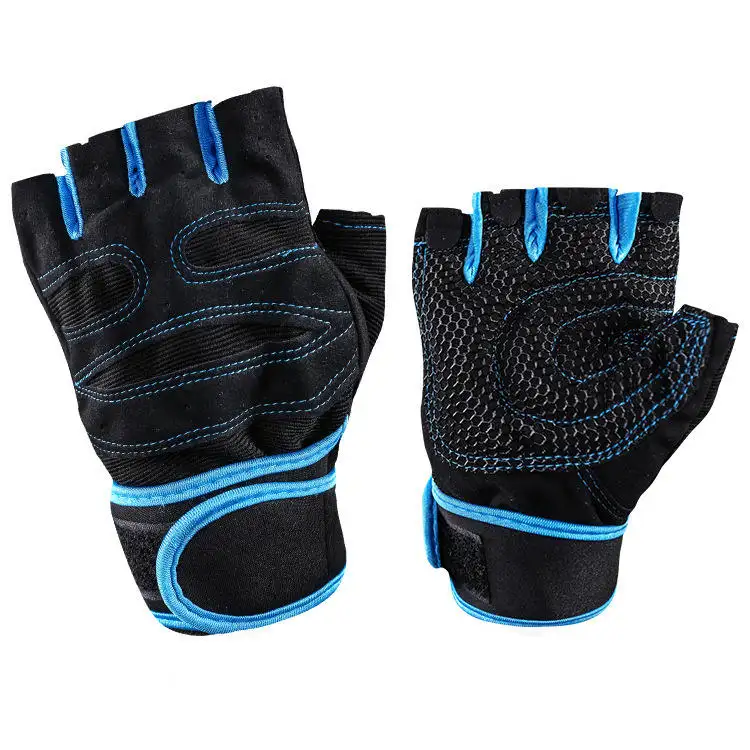 Gants de sport en néoprène antidérapants, meilleure version, personnalisés, demi-doigt, gants d'exercice, Fitness