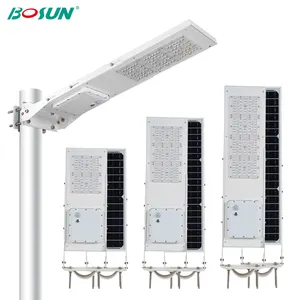 GEBOSUN Outdoor 60w 100w 200w 300w Led Solar Street Light Ip65 Waterproof Solar Powered Street Lights With Remote