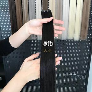 Russian Remy Hair extension Genius wedft Machine Double wedft tinto bianco <span class=keywords><strong>biondo</strong></span> <span class=keywords><strong>capelli</strong></span> umani - Product Image 1