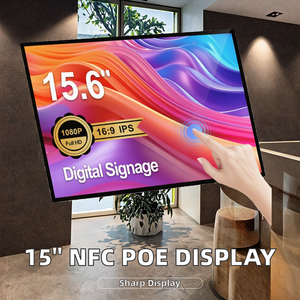 15 inch NFC PoE điện dung Android 11 Tablet Bảng điều chỉnh HD IPS LCD kỹ thuật số biển 4 + 32 gam Wall Mount Tablet SDK công nghiệp nhựa - Product Image 3