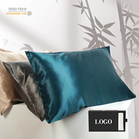 Taie d'oreiller en satin de soie de mûrier 100% de luxe boîte-cadeau ensemble de taie d'oreiller avec masque de sommeil vendeur de taie d'oreiller en soie