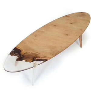 La taille peut être adaptée aux besoins du client <span class=keywords><strong>table</strong></span> basse moderne époxy résine <span class=keywords><strong>table</strong></span> en bois - Product Image 2
