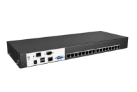 Commutateur KVM IP intégré à 16 ports haute densité, prend en charge les commutateurs multi-ordinateurs haute résolution 1920x1080 60Hz