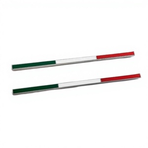 Nuevo Adhesivo para Faldones Laterales con la Bandera de Italia para <span class=keywords><strong>Ferrari</strong></span>, Alta Calidad, 1 Par, OEM 85234800 - Product Image 1