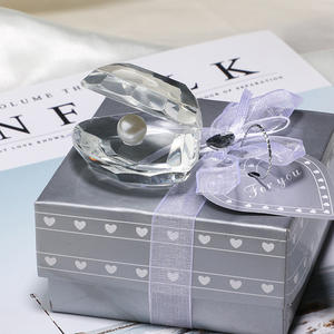 Muselina de <span class=keywords><strong>perlas</strong></span> de cristal para bebé, Almeja de luna llena, regalo de cumpleaños - Product Image 5